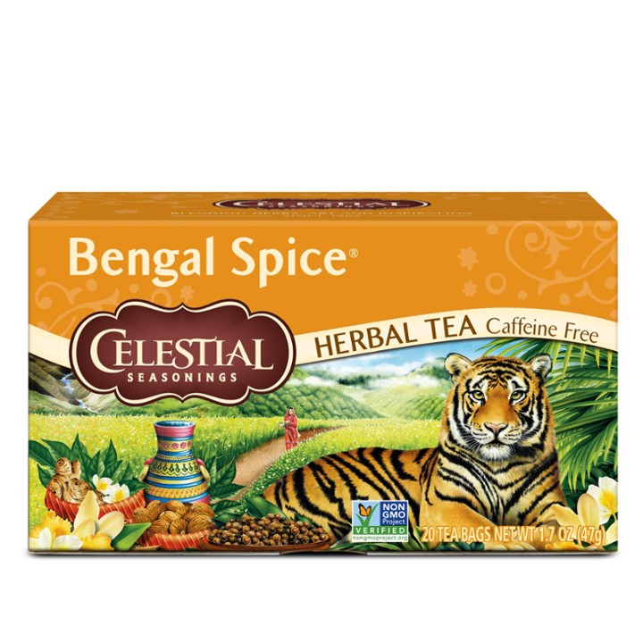 Celestial Herbal Tea Bengal Spice - Caffeine Free 20 Bags