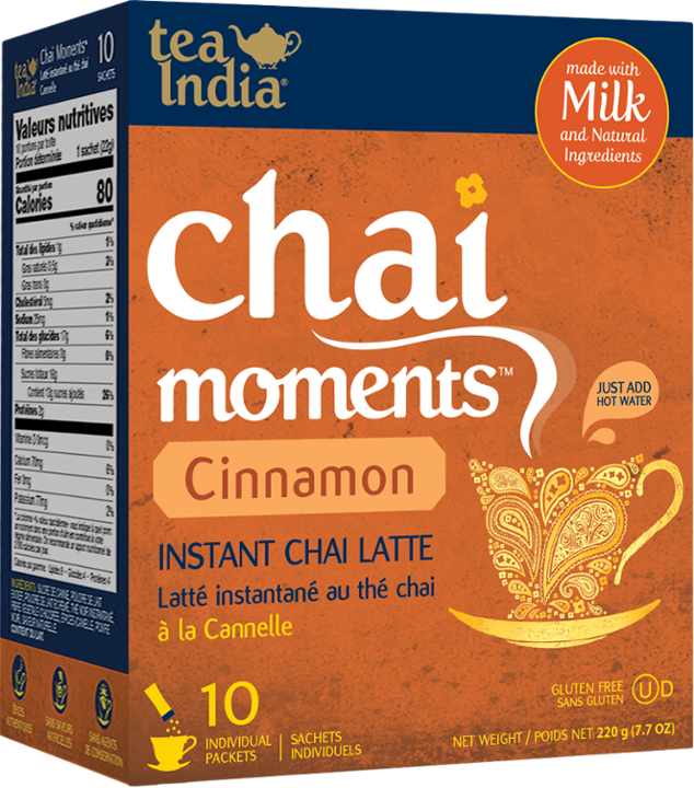 Tea India Cinnamon Instant Tea 10 Sachets