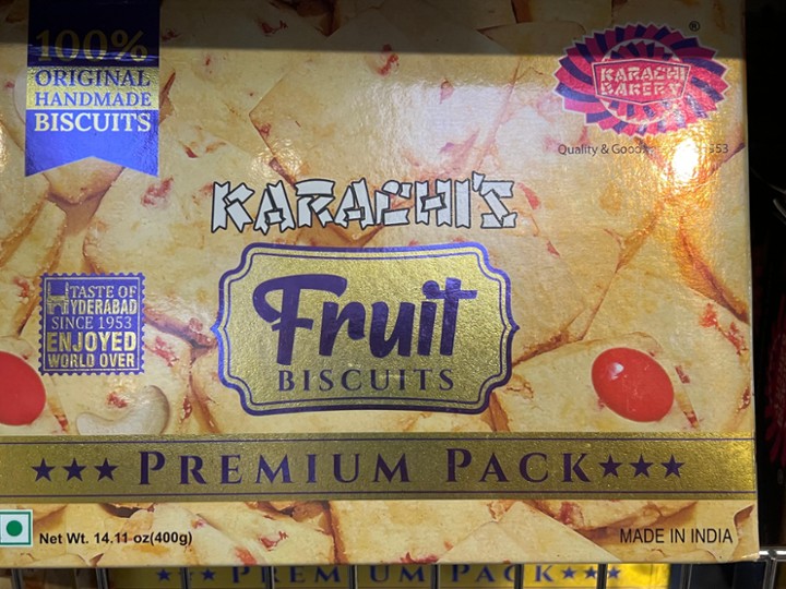 Karachi fruit biscuits
