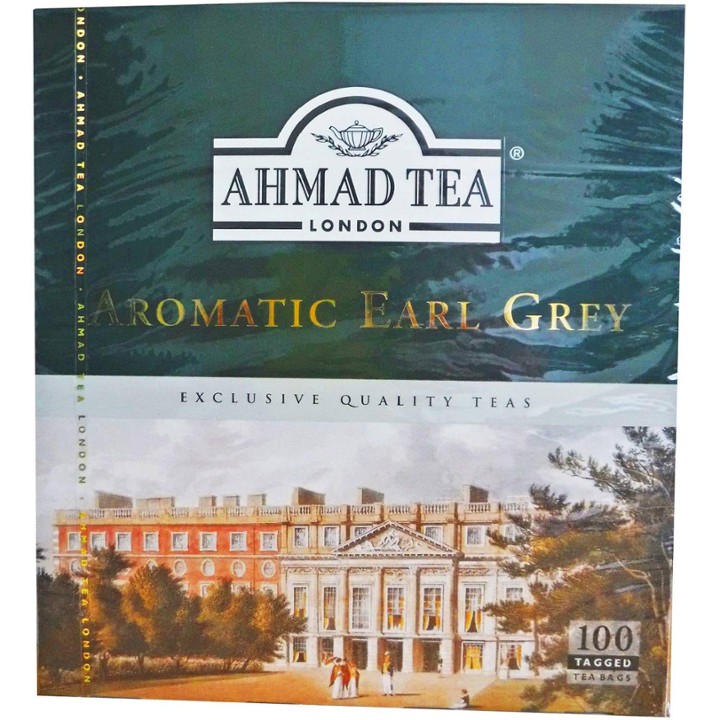 Ahmad Tea Aromatic Earl Grey Black Tea 100 Tea Bags