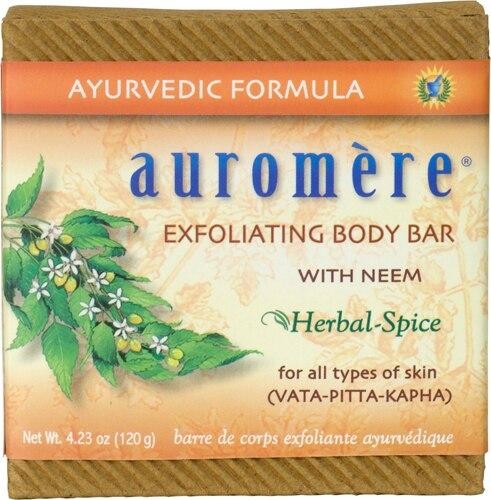Auromere Exfoliating Body Bar with Neem 4oz