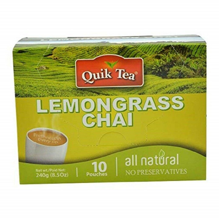 Quik Tea Lemongrass Instant Tea 10 Sachets