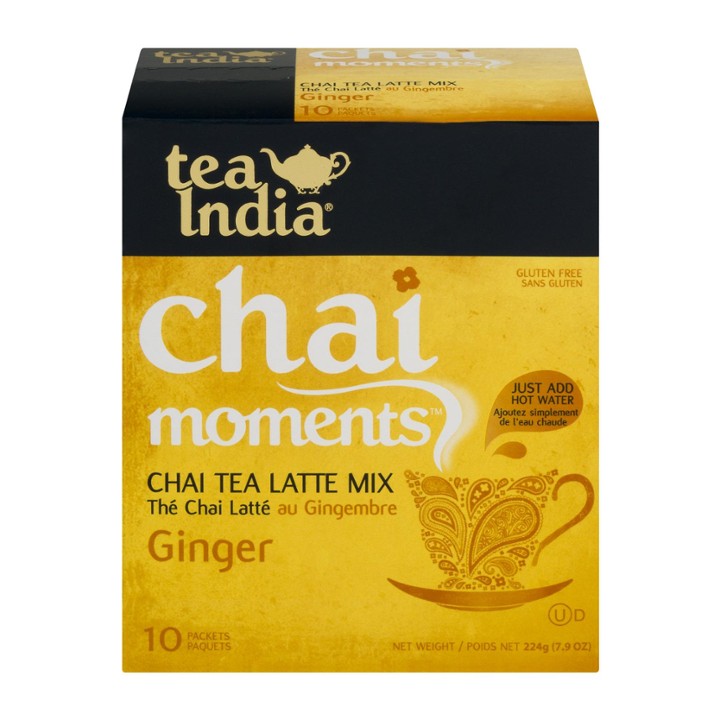Tea India Chai Moments Ginger Tea 10 Sachets