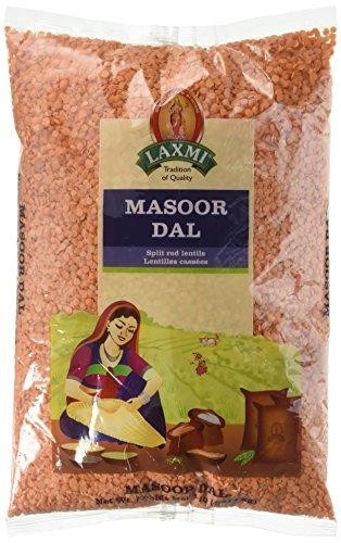 Laxmi Masoor Dal Split Red Lentils - 4 Lb (1.81 Kg)