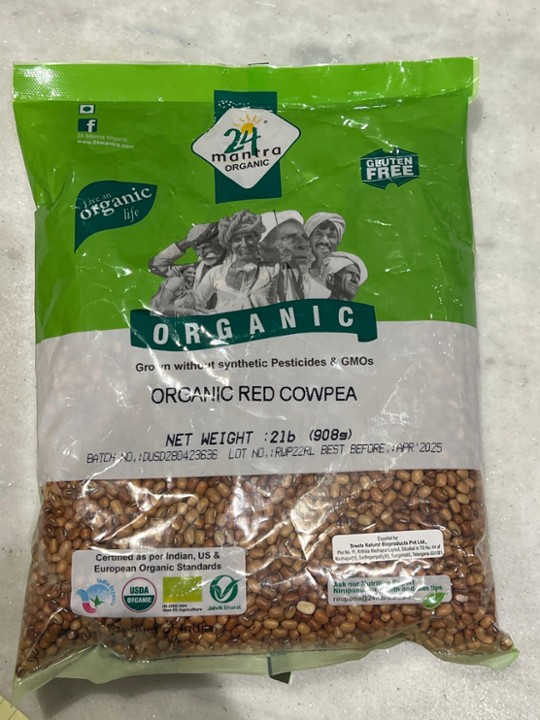 24 Mantra Organic Red Cowpea 2lb