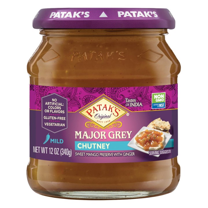 Patak's Major Grey Chutney Mango 12oz