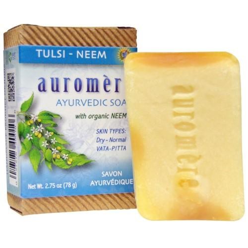 Auromere Ayurvedic Soap  Bar Tulsi-Neem 2.75oz