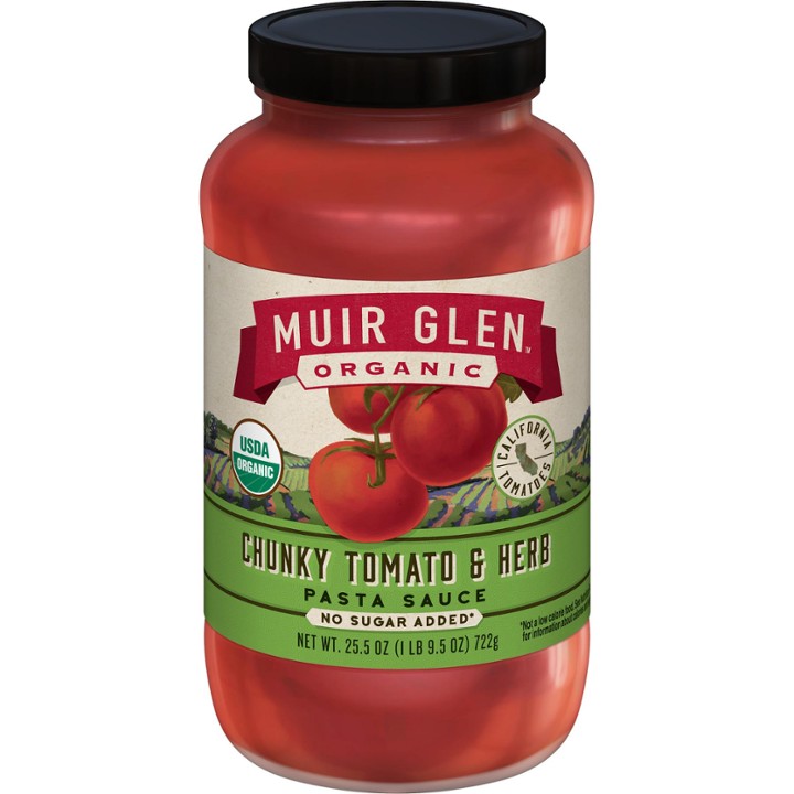 Muir Glen Chunky Tomato Pasta Sauce 25.5oz