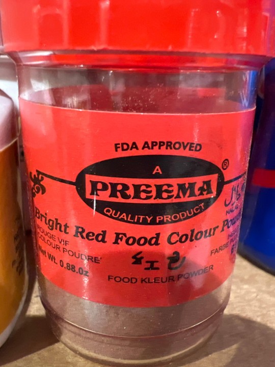 Prerna food color red 25 g