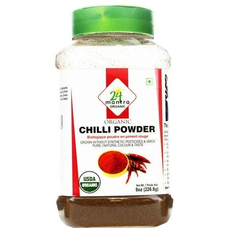 24 Mantra Organic Chilli Powder Jar  8oz