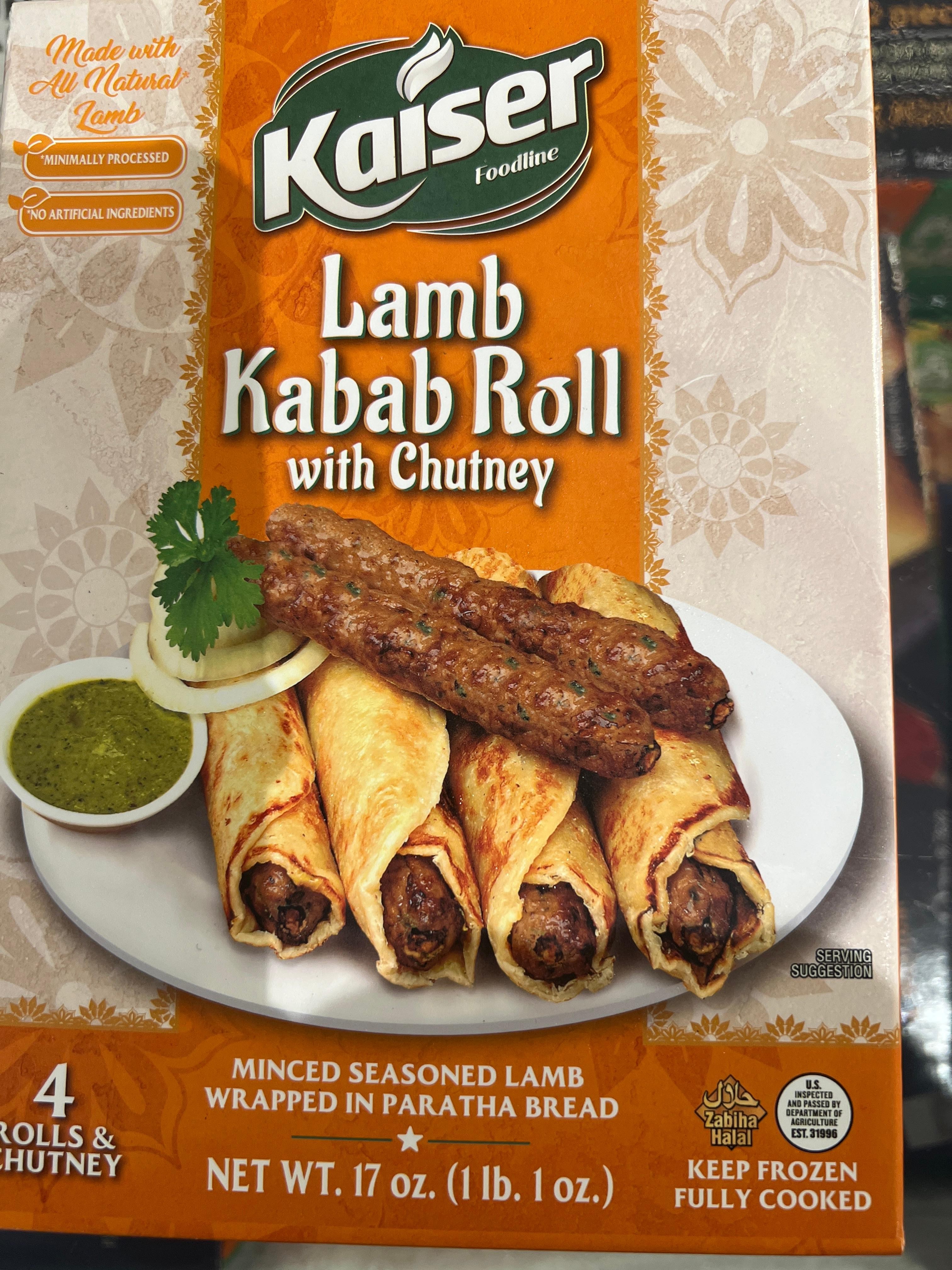 Kaiser Lamb Kabab Roll 4pcs