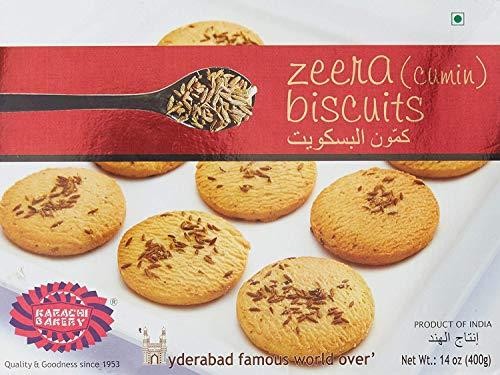 Karachi Bakery Zeera Cumin Biscuits - 400 Gm (14.10 Oz)