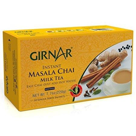 Girnar Instant Masala Chai Milk Tea 10 Sachets (Sweetened)