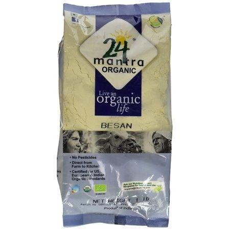 24 Mantra Organic Besan(Chickpea Flour) 1lb