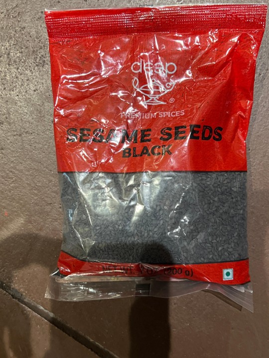 Deep Black Sesame Seeds 7oz