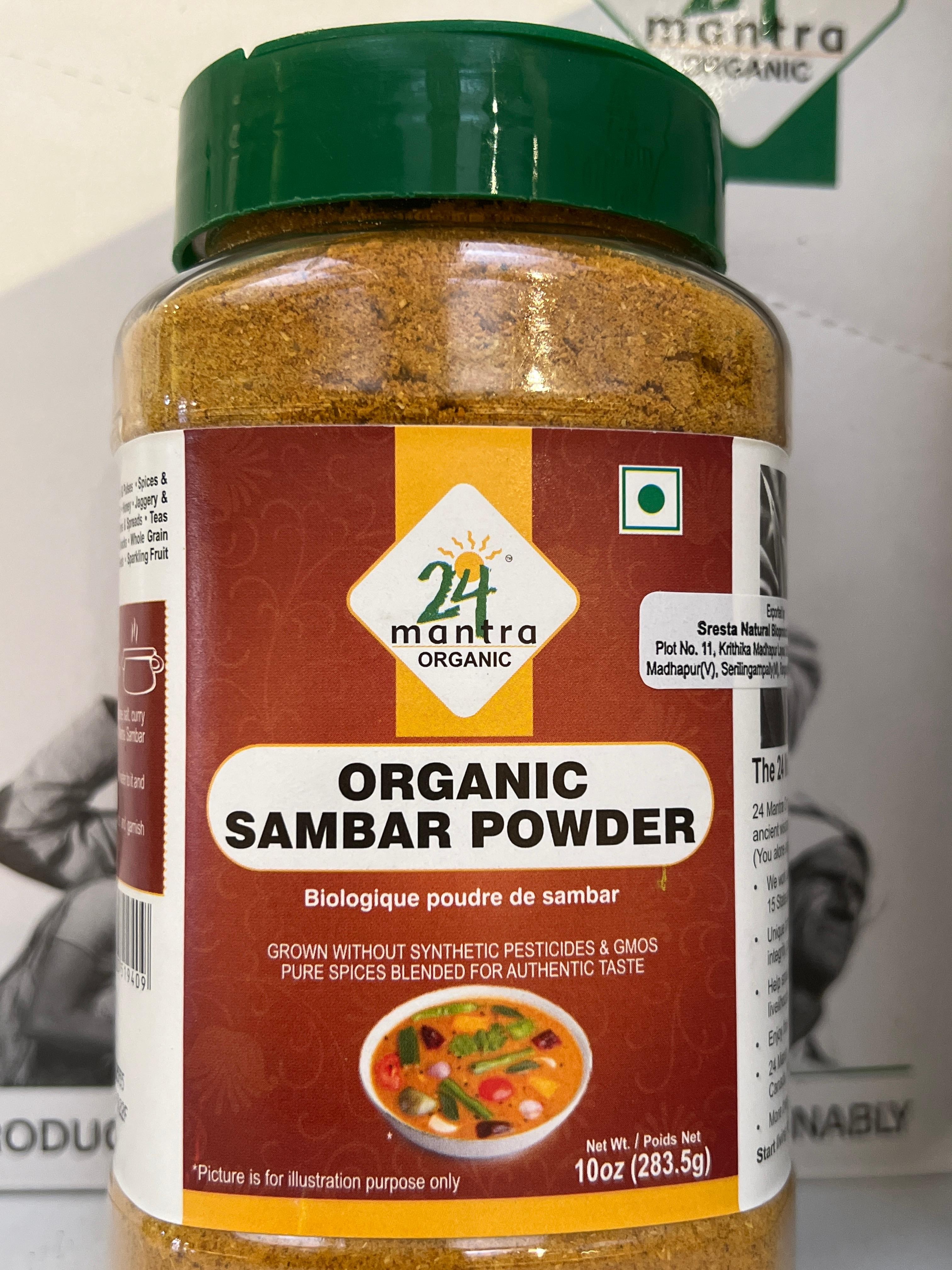 24 Mantra Organic Sambhar Powder 10oz