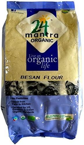 24 Mantra Organic Besan(Chickpea Flour) 2lb
