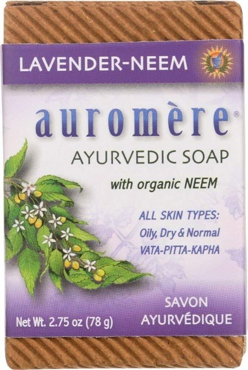 Auromere Ayurvedic Soap Bar Lavender-Neem 2.75oz