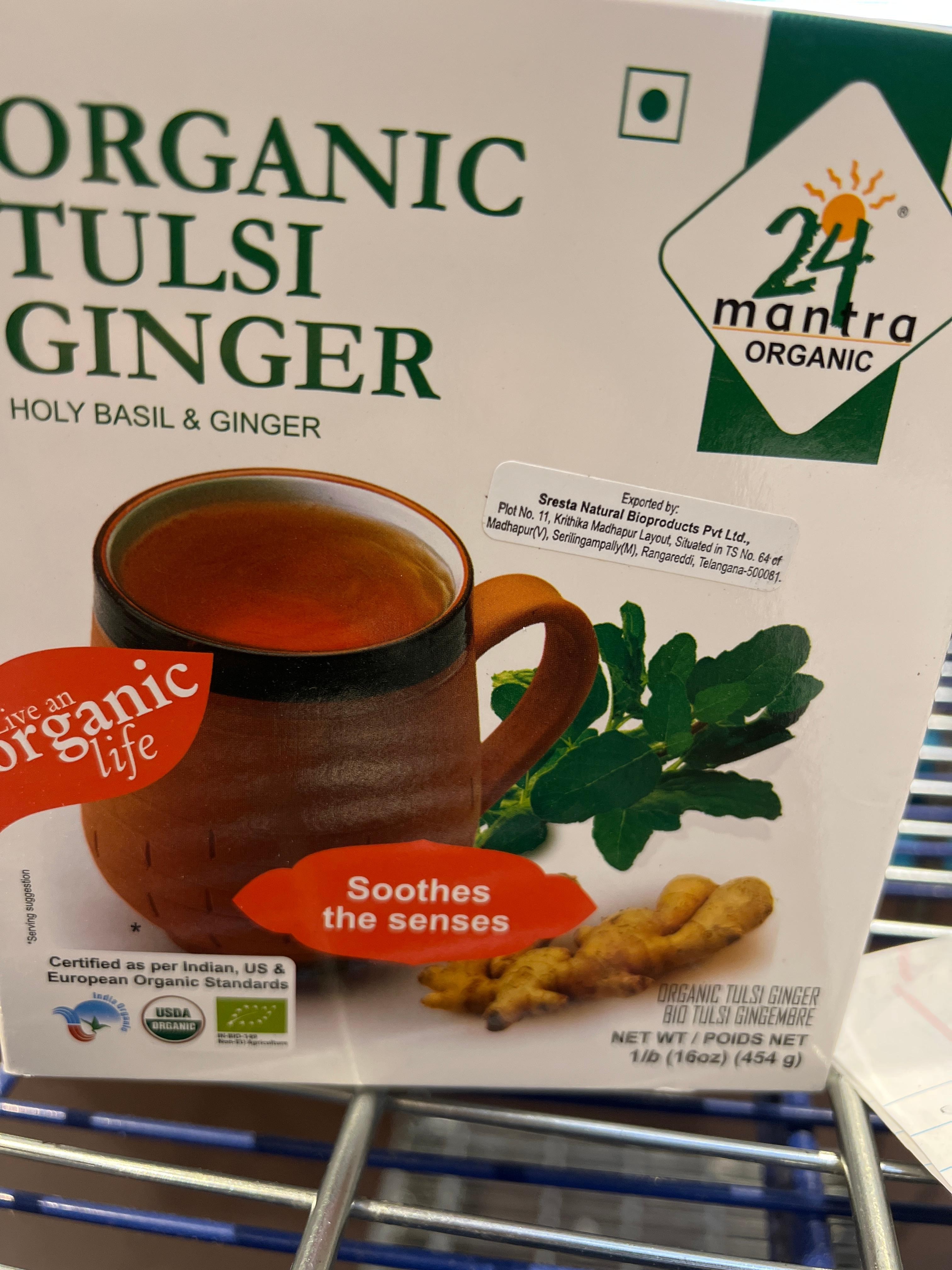 24 Mantra Organic Tulsi Ginger Tea 1lb