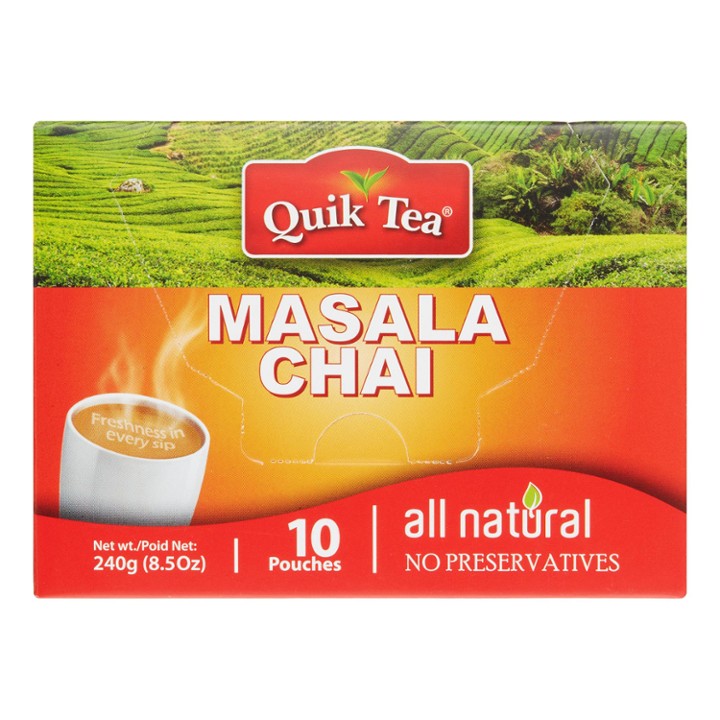 QuikTea Masala Chai Latte - 10 Count