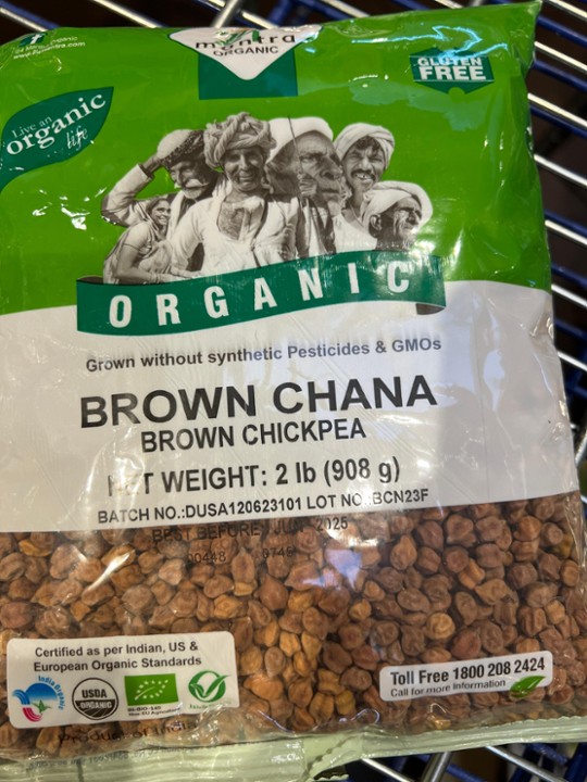 24 Mantra Organic Brown Chana 2lb