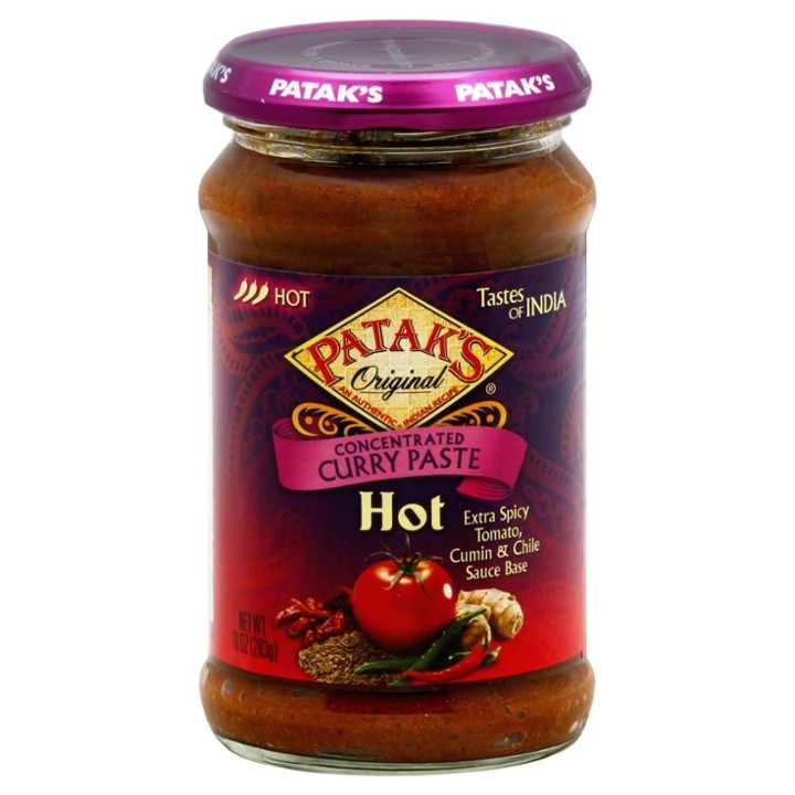 Patak's Hot Curry Paste 10oz