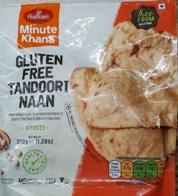 Haldiram’s Gluten Free Tandoori Naan 4pcs