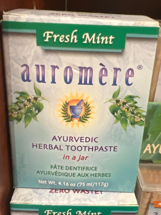 Auromere Ayurvedic Herbal Toothpaste Jar 4oz