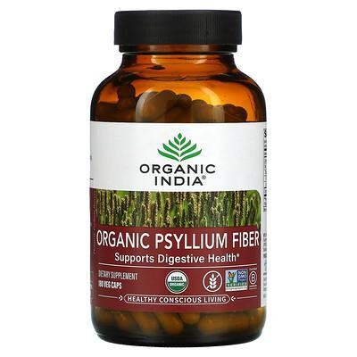 Organic India Psyllium Fiber Vitamin 180 Veg Caps