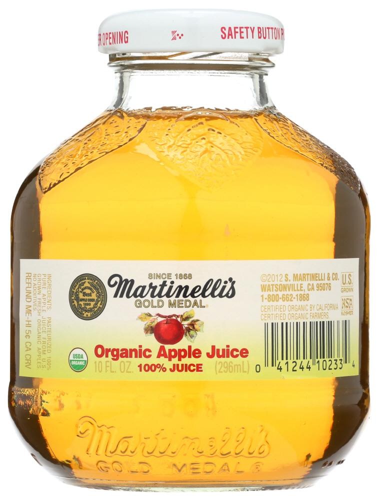 Martinelli’s Organic Apple Juice 10oz