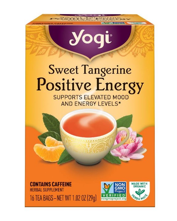 Yogi Sweet Tangerine Positive Energy Tea - 16ct