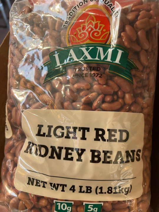 Laxmi Light Red Kidney Beans 4lb