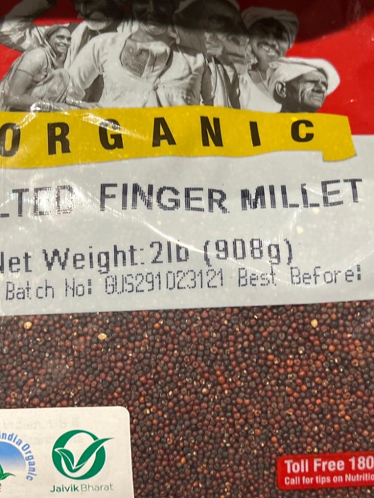 Malted finger millet