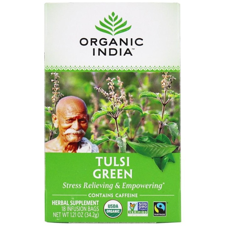 Organic India Tulsi Green Tea | 18 Bags