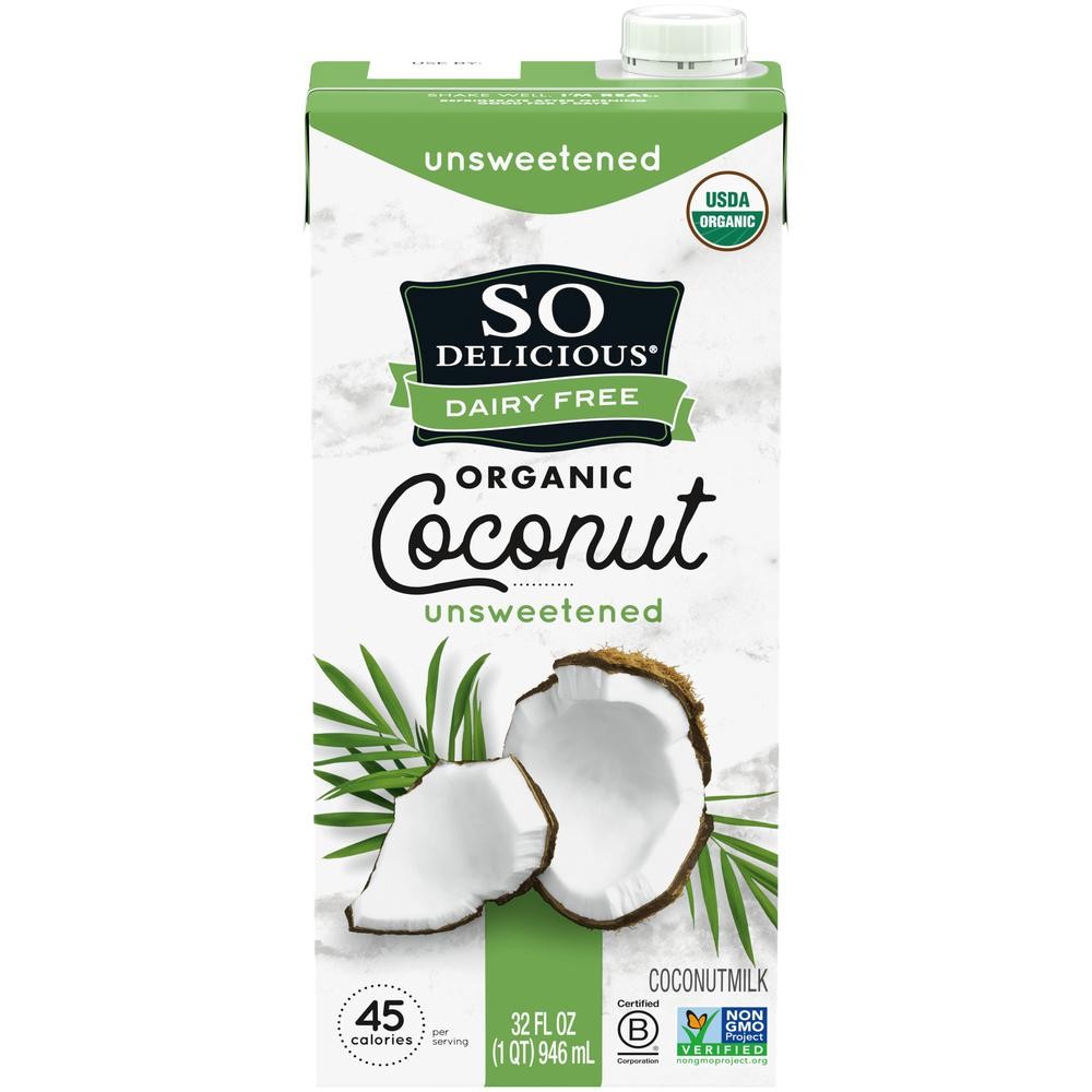 So Delicious Organic Unsweetened Coconut Milk 32oz