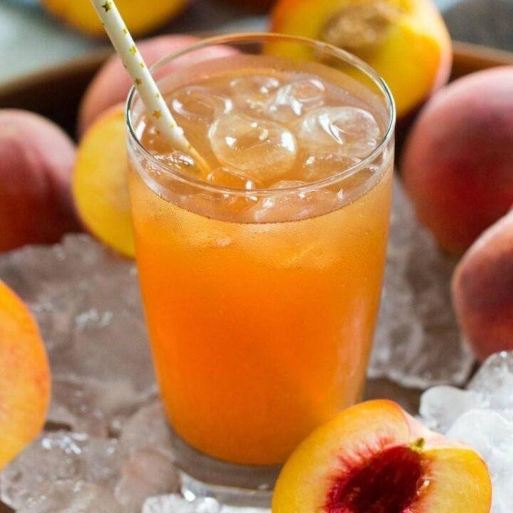 Peach Iced Tea  🍑