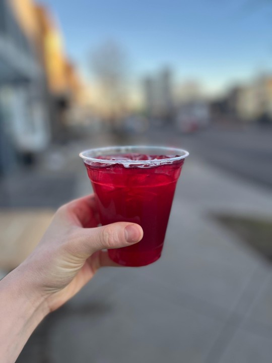 Iced Hibiscus Herbal Tea