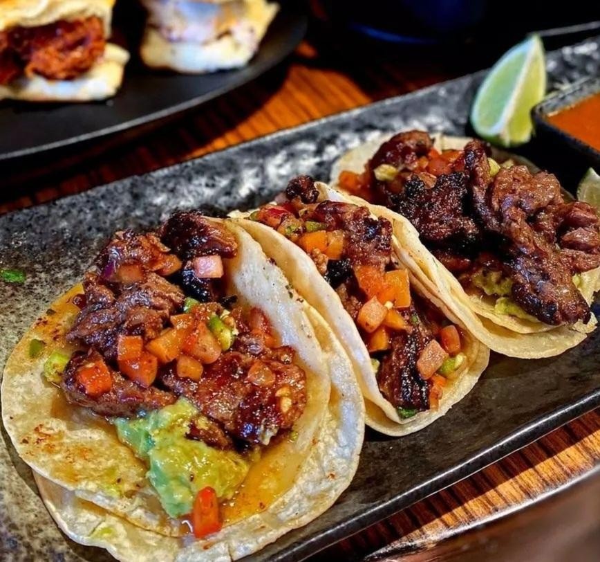 Gourmet street steak tacos