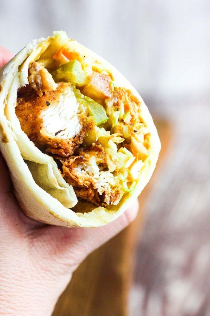 Honey Mustard Chicken Wrap