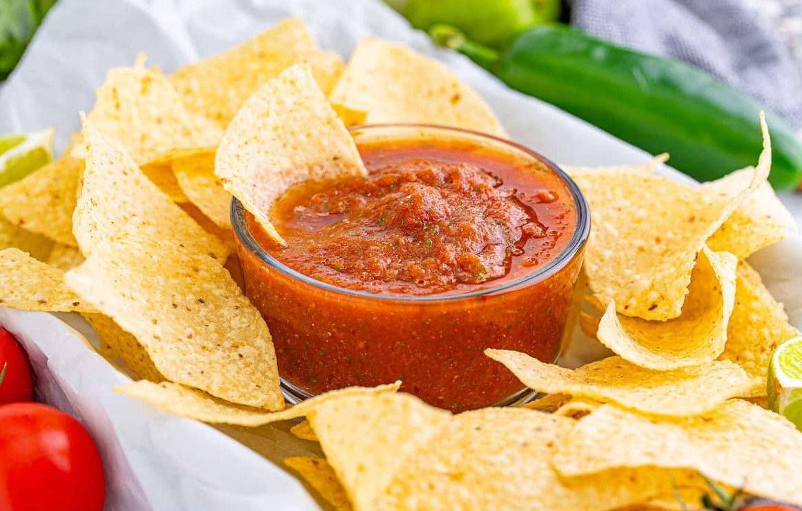 Tortilla Chips with Cheese or Salsa