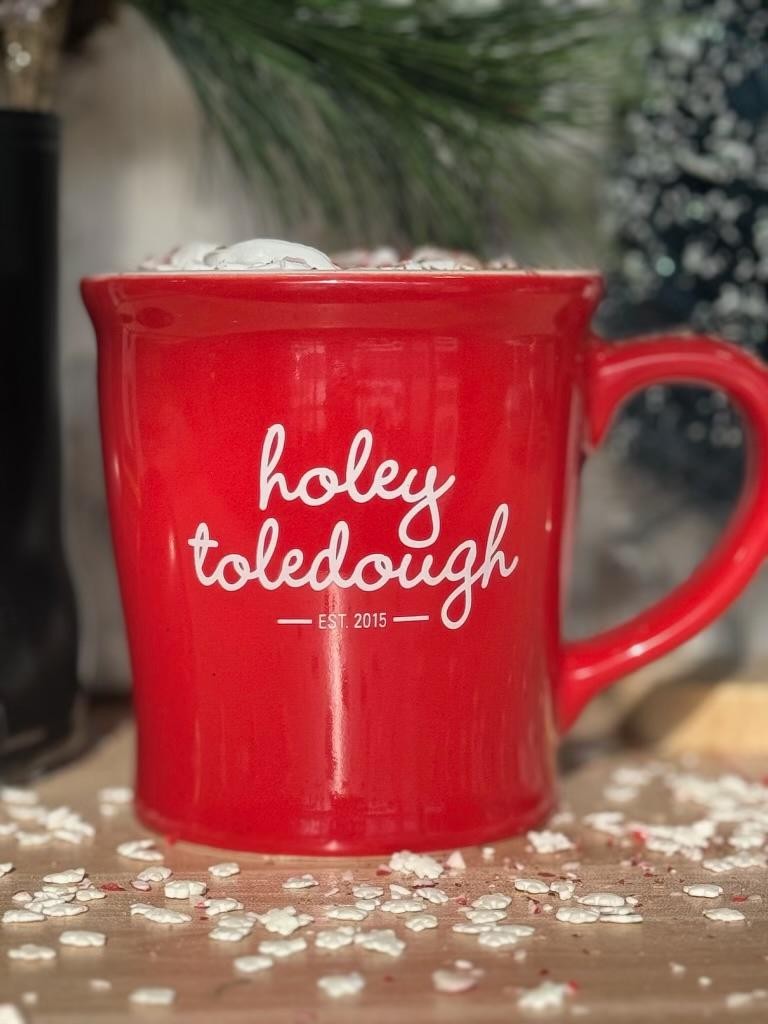 16oz Red Holey Toledough Mug
