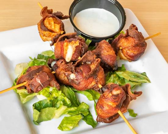 Bacon Wrapped Cheese Curds