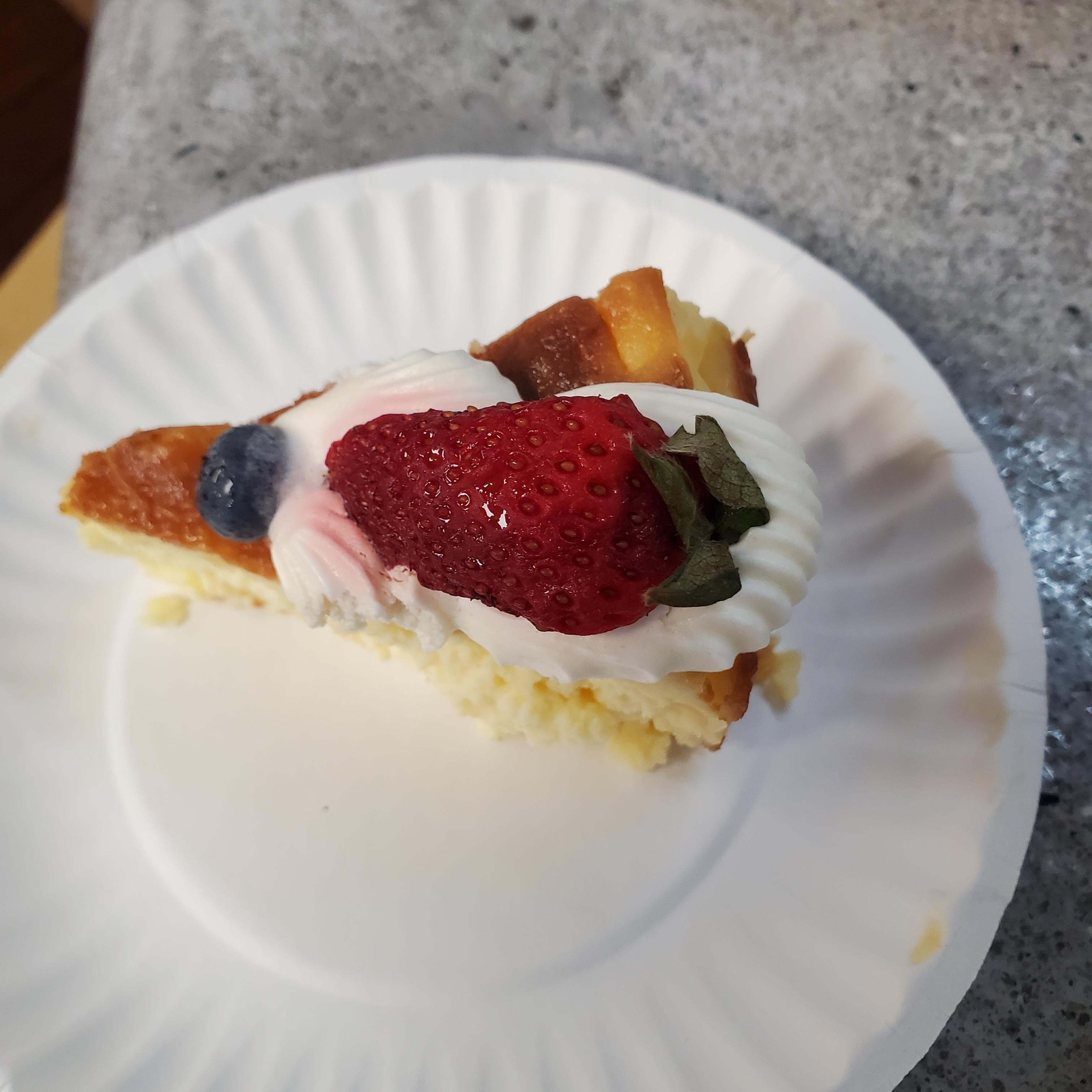 Basque Cheesecake Slice