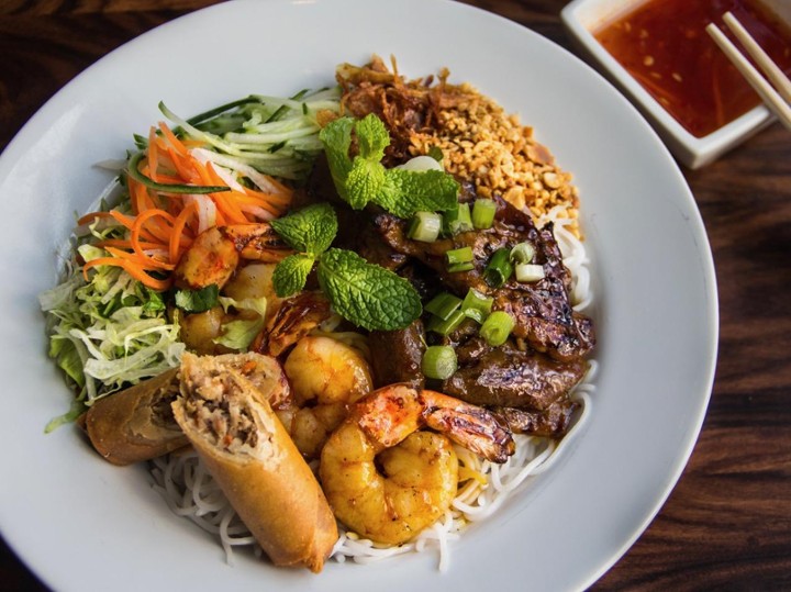 Grilled Pork and Shrimp Vermicelli