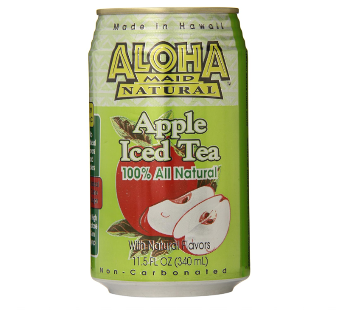 Aloha Maid Apple Iced Tea 11.5 oz