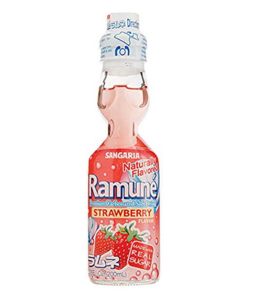 Ramune Strawberry 6.76 oz