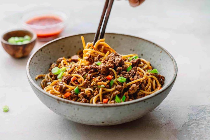 台式肉臊拌面 Taiwan Minced Pork Noodles （No Soup)