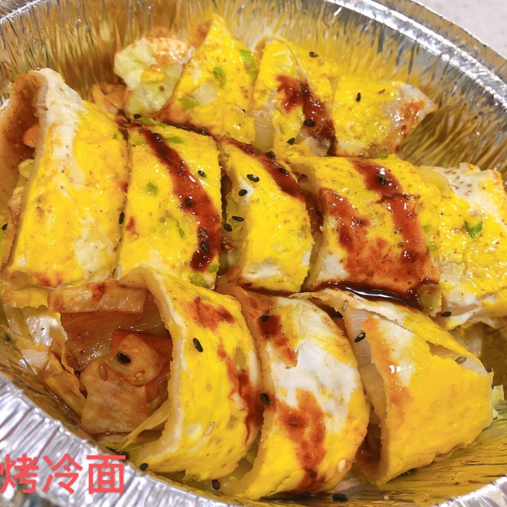 美味烤冷面 Savory Sausage Omelette(1Egg) ( 1PC）