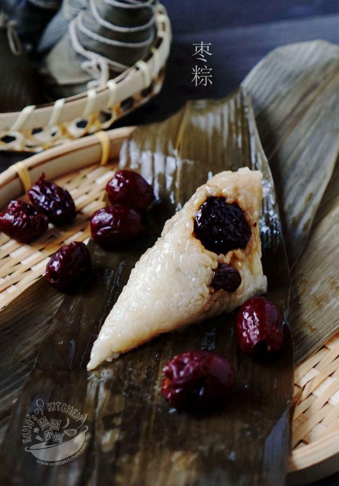 Handmade Sweet Jujibe Zongzi (Sticky Rice) (1pc)手工红枣粽子