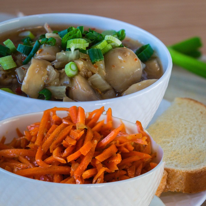 Marinated Carrot or Mushroom Salad (Family Size)